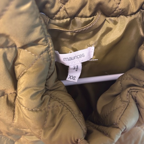 Maurices Quilted Green Women's Vest - Picture 2 of 6